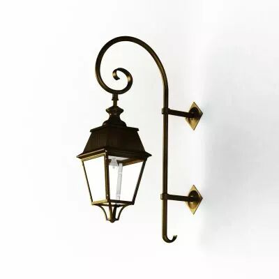 Applique Avenue 4 N�5 E27 Patin� dor� (104130009)