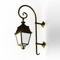 Applique Avenue 4 N°5 E27 Patiné doré Diffuseur opale (104130009)