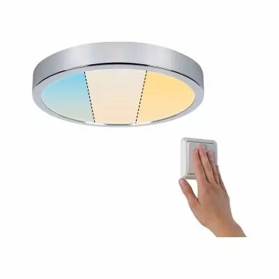Applique Aviar IP44 LED _W White Switch 300mm Chrome 230V synth�tique (93022)