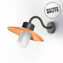 Applique Belcour N°1 Cuivre brut Diffuseur opale (106002082)