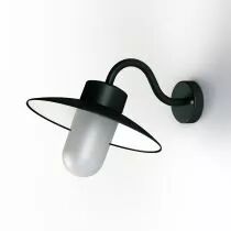 Applique Belcour N°1 Gris ardoise Diffuseur opale (106002059)