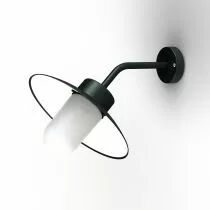 Applique Belcour N°8 Gris ardoise Diffuseur opale (106014059)