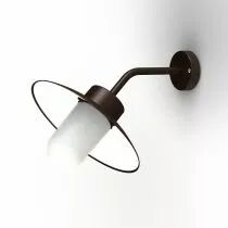 Applique Belcour N°8 Rouille Diffuseur opale (106014046)