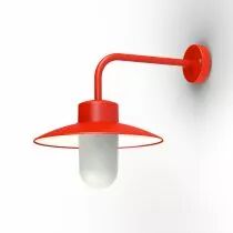 Applique Belcour N°9 Rouge signalisation Diffuseur opale (106016056)