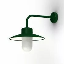 Applique Belcour N°9 Vert sapin Diffuseur opale (106016067)