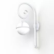 Applique Boréal N°2 Blanc Diffuseur opale (111003001)