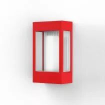 Applique Brick² N°1 Rouge signalisation Diffuseur clair (108001056)
