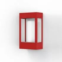 Applique Brick² N°1 Rouge tomate Diffuseur clair (108001110)