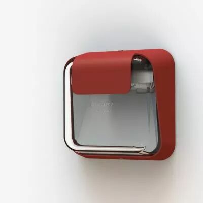 Applique Carex N�1 R7s LED Rouge tomate Diffuseur clair (192001110)