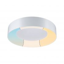 Applique Casca IP44 plafon. LED 1x_W WhiteSwitch 400mm Blc 230V Mét/syn (93025)