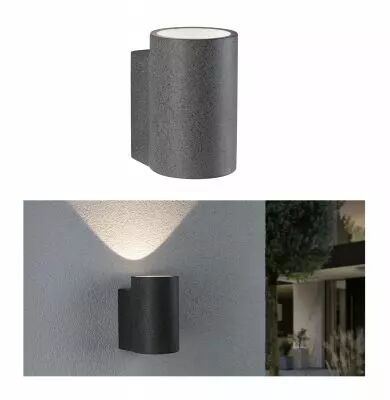 Applique d\'ext�rieur LED Concrea IP65 110x135mm 3000K 6,8W 630lm 230V Sandstein B�ton (94500)