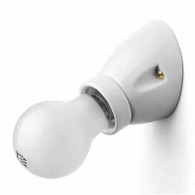 Applique en porcelaine blanche E27 (152647)