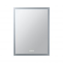 Applique HomeSpa Mirra carré IP44 LED WhiteSw 22W 600x800mm Mir/Bc 230V Mét/Ac (78951)