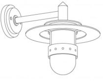 Applique KENT blanc (KE1024101)