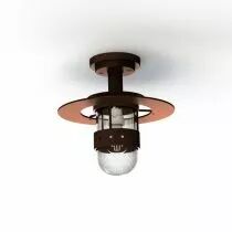 Applique Kent N&deg;1 E27 rouille (127006046)