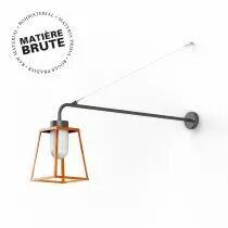 Applique Lampiok 1 N&deg;6 Cuivre brut 082 (131011082)