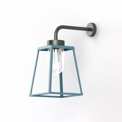 Applique Lampiok 2 N�3 Bleu 111 - Gris noir Diffuseur opale (178006111)