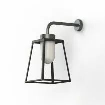 Applique Lampiok 2 N&deg;3 Gris noir Diffuseur opale (178006107)