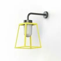 Applique Lampiok 2 N&deg;3 Jaune soufre 068 - Gris noir Diffuseur opale (178006068)