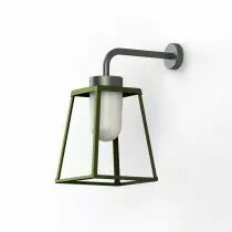 Applique Lampiok 2 N°3 Vert fougère 109 - Gris noir Diffuseur opale (178006109)