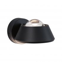 Applique LED Sabik IP44 2700K 390lm 230V 9 / 1x4W Noir (79769)