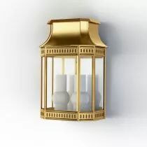 Applique Louis Philippe 2 N&deg;1 Laiton vernis teint&eacute; (135001070)