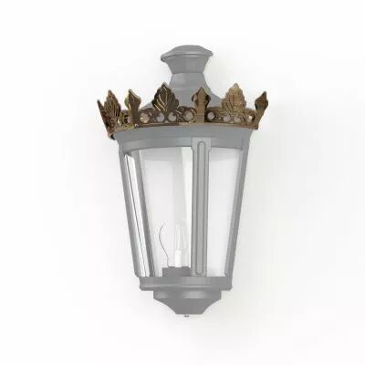 Applique Louvre N�4 E27 Gris soie (133007105)
