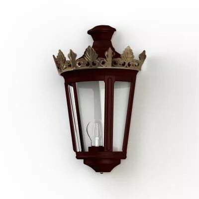 Applique Louvre N�4 E27 Rouge vin (133007066)