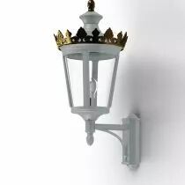 Applique Louvre N&deg;5 E27 Gris soie (133009105)