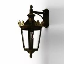 Applique Louvre N&deg;6 E27 Patin&eacute; dor&eacute; (133011009)