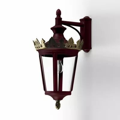 Applique Louvre N�6 E27 Rouge vin (133011066)