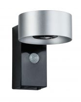 Applique lumineuse House Cone IP44 3000K 2x6W argent/ Anthracite avec détecteur de mouvement (79677)