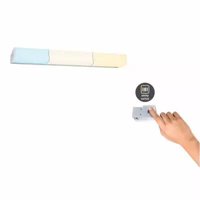 Applique Luno IP44 LED 1x_W WhiteSwitch 390mm Alu 230V M�tal/Syn (93014)