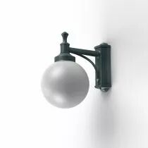 Applique Moon N°2 Vert de gris Diffuseur opale (109004008)