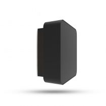 APPLIQUE MURALE 10W IP65 ALU+PC CARRE NOIR (100807)