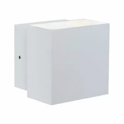 Applique murale LED en saillie Cybo carr�e 2x3 W blanc 100x100mm (18003)
