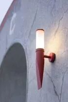 Applique OL11 N&deg;1 E27 Rouge tomate Diffuseur opale (142201110)