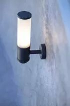 Applique OL11 N&deg;2 E27 Gris noir Diffuseur opale (142202107)