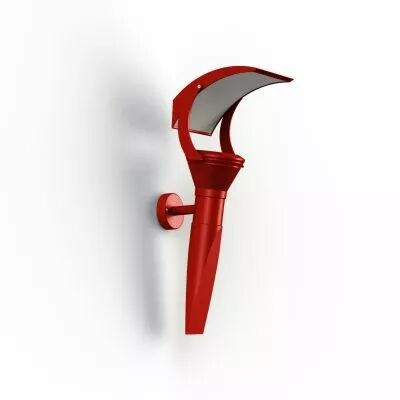 Applique OL33 N�1 verre tremp� Rouge tomate LED 28W, 4500K, blanc neutre(144203110)