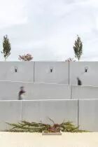 Applique OL33 N&deg;2 verre tremp&eacute; Gris noir  LED 18W, 4500K, blanc neutre(144206107)