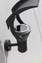 Applique OL33 N&deg;2 verre tremp&eacute; Rouille  LED 18W, 4500K, blanc neutre(144206046)