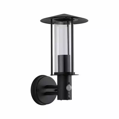 Applique Outdoor Classic Gris fonc� IP44 max. W E27 avec d�tecteur de mouvement sans ampoules (94396)