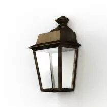 Applique Place des Vosges 1 &eacute;volution N&deg;2 Patin&eacute; dor&eacute; (150003009)