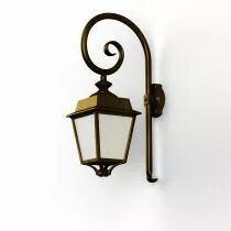 Applique Place des Vosges 1 &eacute;volution N&deg;5 Patin&eacute; dor&eacute; (150015009)