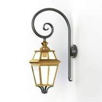 Applique Place des Vosges 3 N&deg;3 Laiton vernis teint&eacute; (149003070)