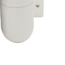 Applique porcelaine E27 avec patte de fixation blanc