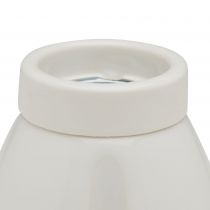 Applique porcelaine E27 conique blanc