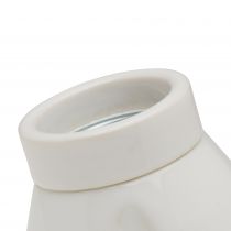 Applique porcelaine E27 conique inclinée blanche