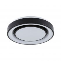 Applique Rainbow Dynamic RGB TunW LED 22W 375mmm Blanc/Noir 230V Syn/Métal (70544)