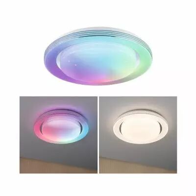 Applique Rainbow Dynamic RGB TunW LED 22W 380mm Blanc/Chr 230V Syn/M�t (70546)